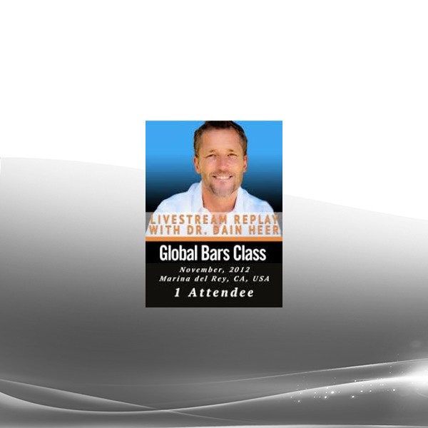 Dain Heer - Global Access Bars® Class - November 2012 - Marina del Rey California