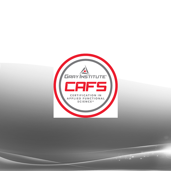 Gary Gray - Certification in Applied Functional Science