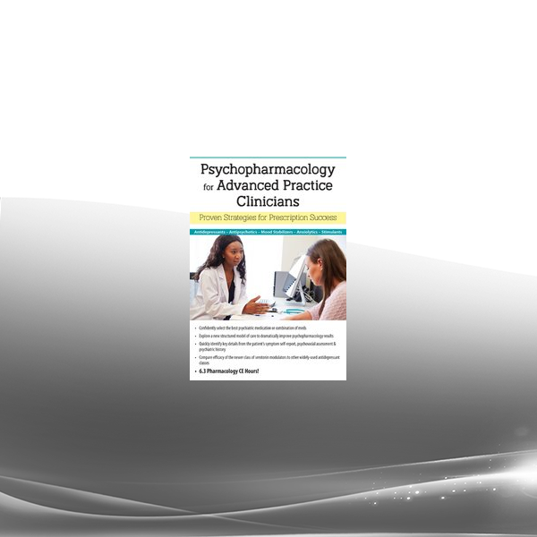 Stephanie L. Bunch - Psychopharmacology For Advanced Practice Clinicians